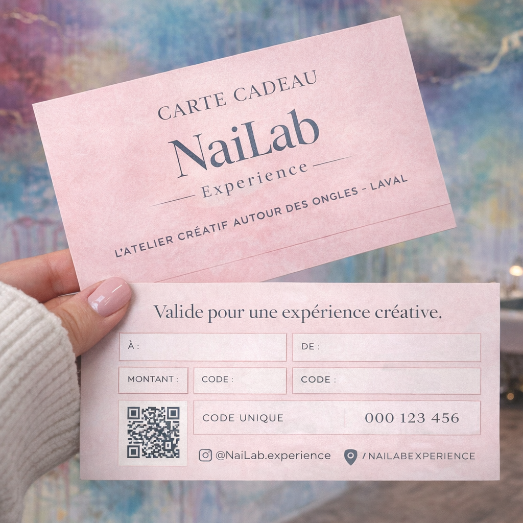 Carte Cadeau Nailab Experience